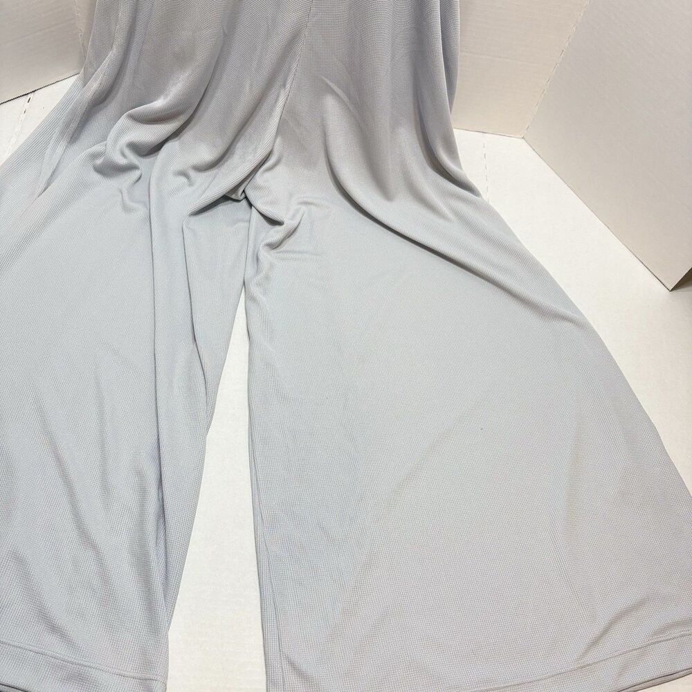 Halara Grey Pockets Waffle Casual Overalls Petite Small Wide Leg - Picture 8 of 12